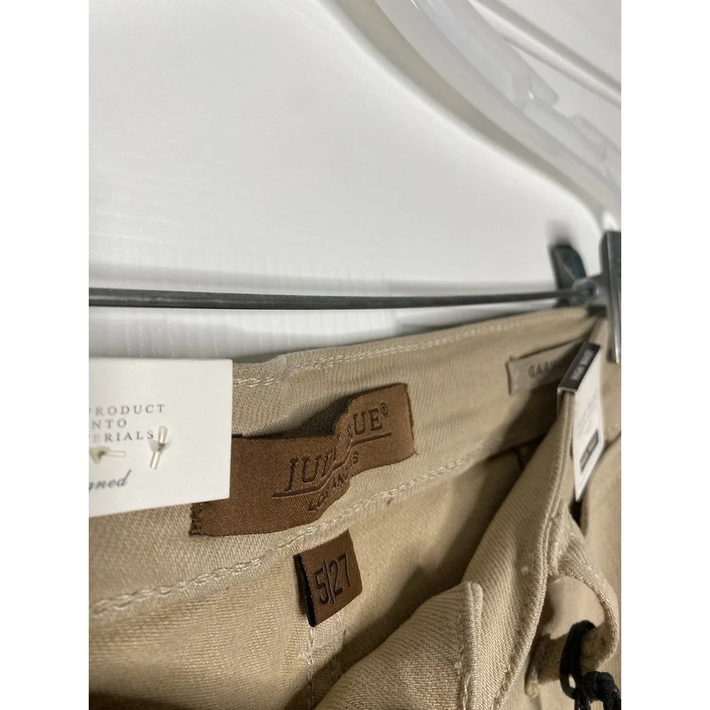 Judy Blue Women's Wide Leg High Waist Crop Jeans Khaki Garmet‎ Dyed 5/27 New - Picture 2 of 8